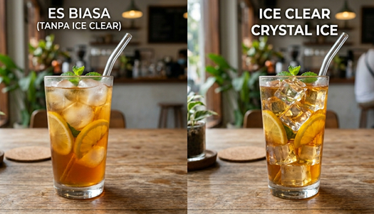 Mengapa Clear Ice (Es Bening) Jadi Rahasia Sukses Bar dan Kafe Premium